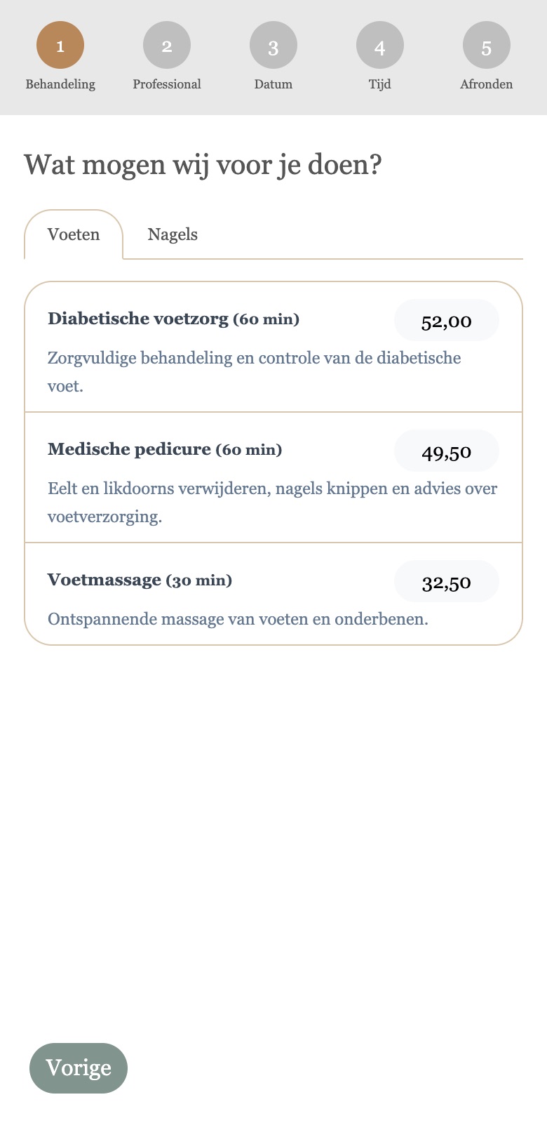 Dezelfde widget met eigen kleuren, lettertype en ronde hoeken: kies je behandeling