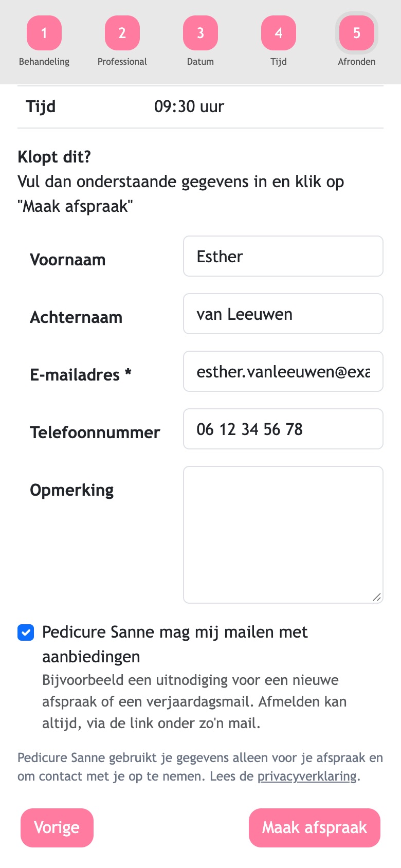 Klant kiest zelf over aanbiedingen