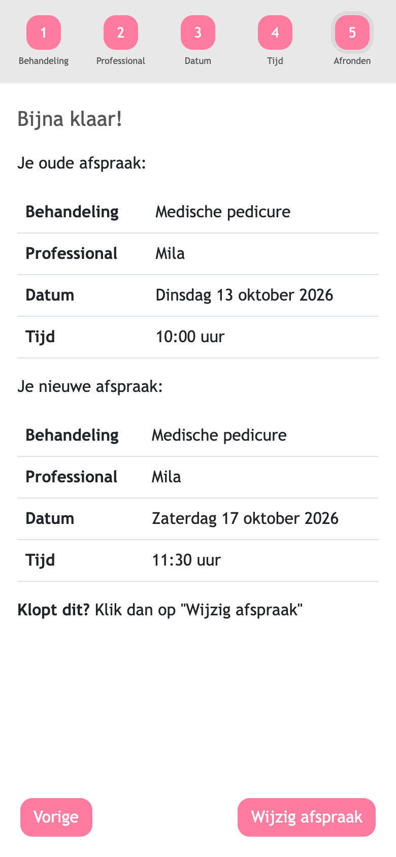 Zelf verplaatsen via de mail